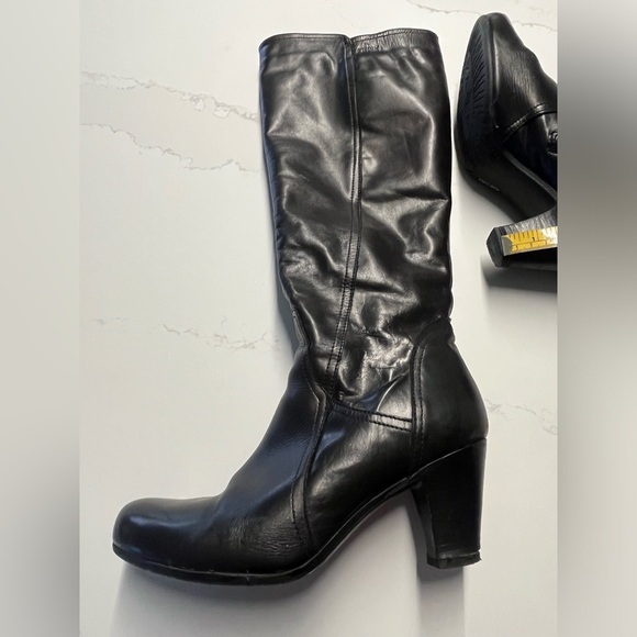 CIAK black leather boots - Picture 10 of 14